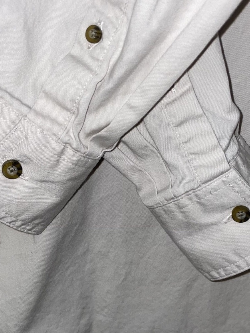 RB Sellars Sandy Womens Half Button L/S Shirt AU 12/US 8 Khaki Western Workwear - Picture 10 of 12